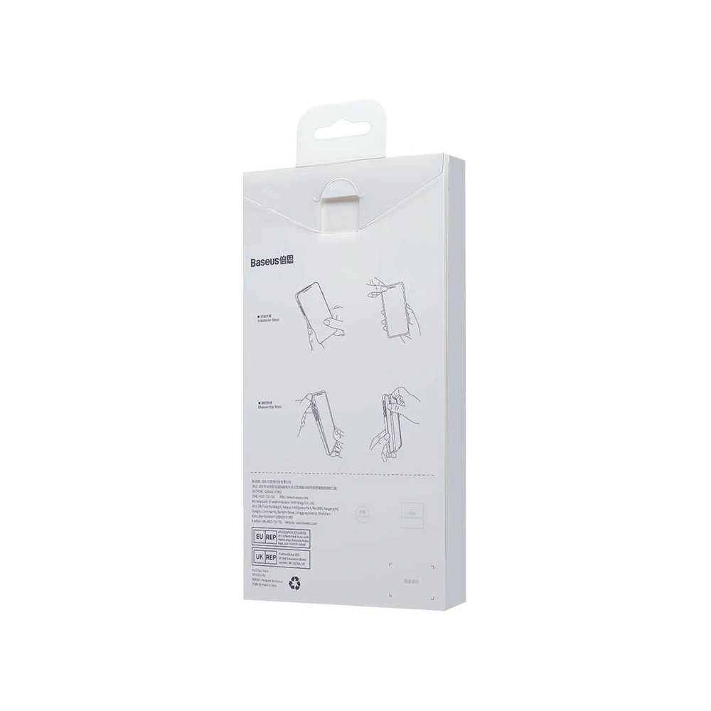 Hurtownia GSM - Sada pouzdra + sklo Baseus Liquid Silica MagSafe Apple iPhone 14 (modrý) - BSU3924 - {ean13} - Hurt