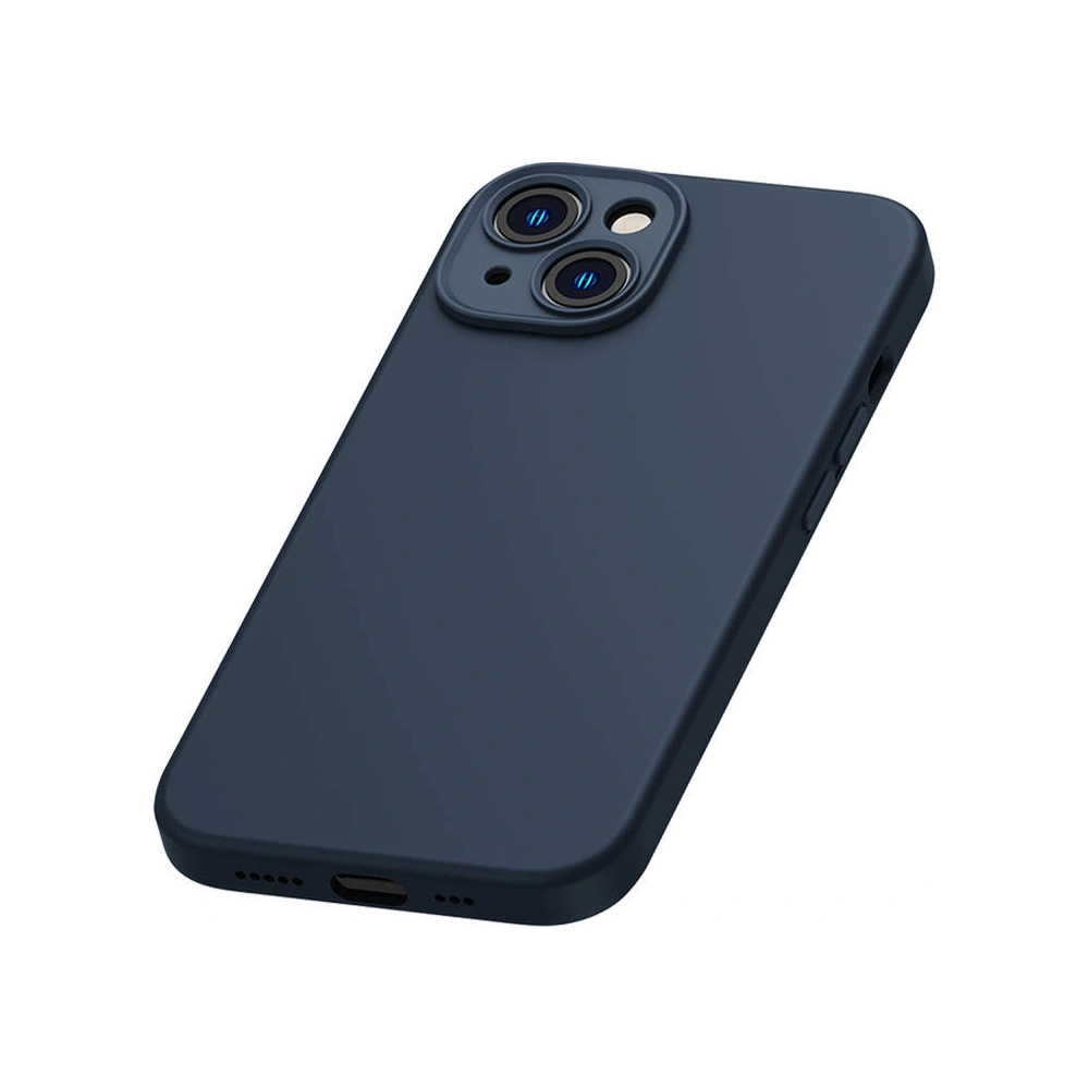 Hurtownia GSM - Sada pouzdra + sklo Baseus Liquid Silica MagSafe Apple iPhone 14 (modrý) - BSU3924 - {ean13} - Hurt