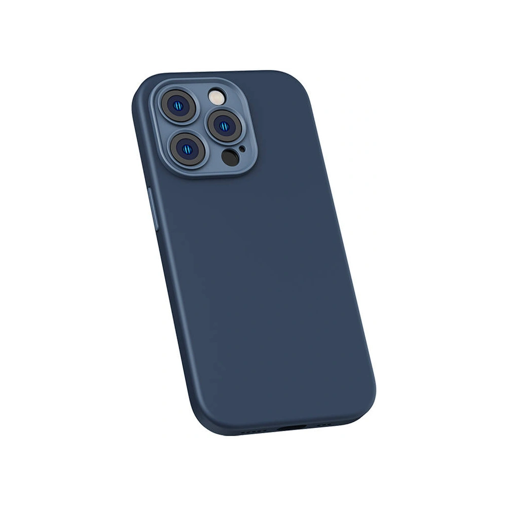 Hurtownia GSM - Sada pouzdra + sklo Baseus Liquid Silica MagSafe Apple iPhone 14 Pro (modrý) - BSU3925 - {ean13} - Hurt