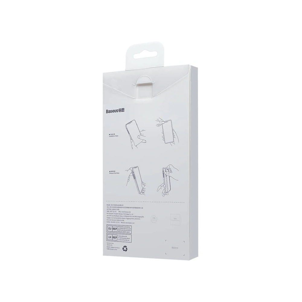 Hurtownia GSM - Sada pouzdra + sklo Baseus Liquid Silica MagSafe Apple iPhone 14 Pro (modrý) - BSU3925 - {ean13} - Hurt