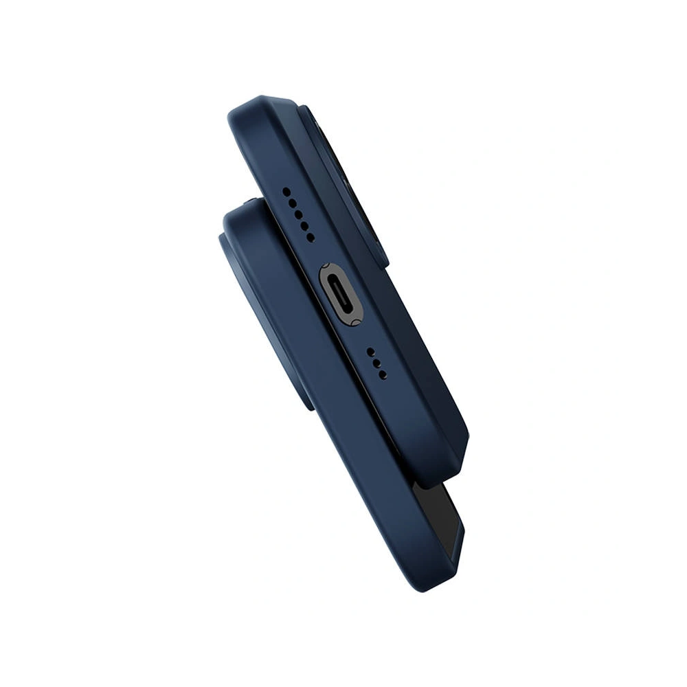 Hurtownia GSM - Tok + üveg Baseus Liquid Silica MagSafe Apple iPhone 14 Plus / 15 Plus (kék) - BSU3926 - {ean13} - Hurt