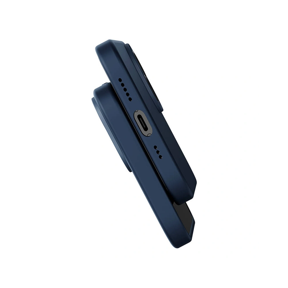 Hurtownia GSM - Tok + üveg Baseus Liquid Silica Apple iPhone 14 Plus / 15 Plus (kék) - BSU3928 - {ean13} - Hurt