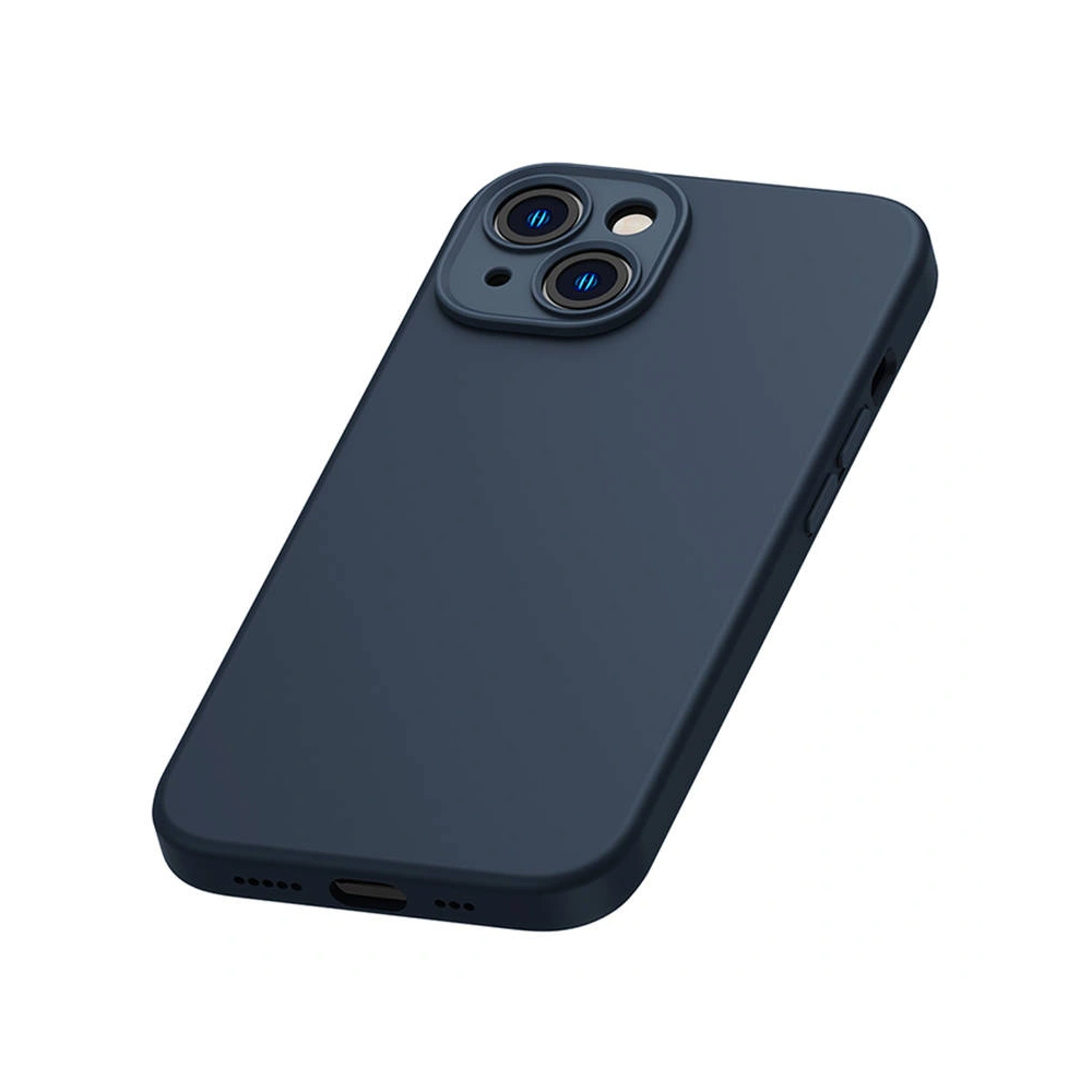 Hurtownia GSM - Tok + üveg Baseus Liquid Silica Apple iPhone 14 Plus / 15 Plus (kék) - BSU3928 - {ean13} - Hurt
