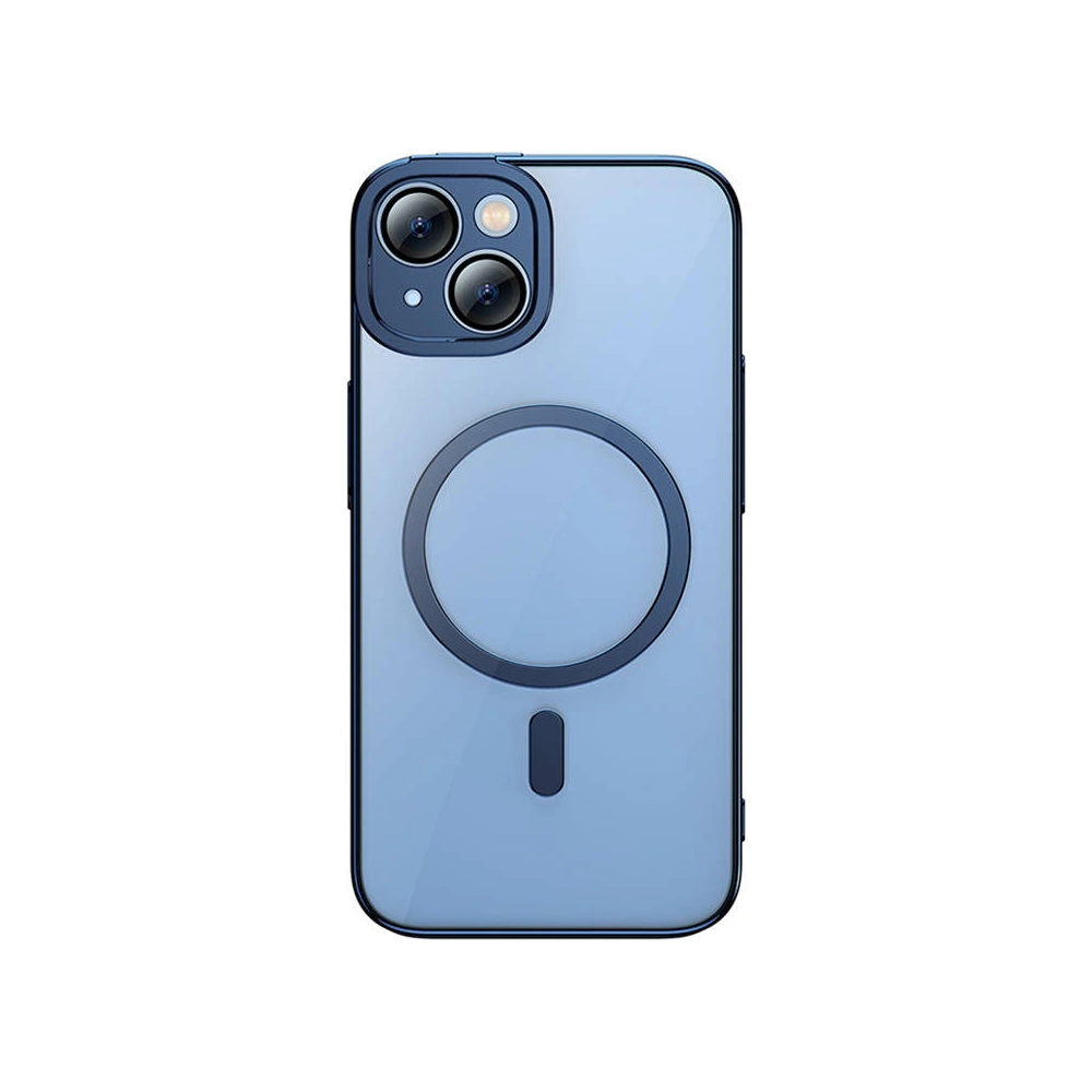 Hurtownia GSM - Set aus Hülle + Glas Baseus Glitter MagSafe Apple iPhone 14 (blau) - BSU3929 - {ean13} - Hurt