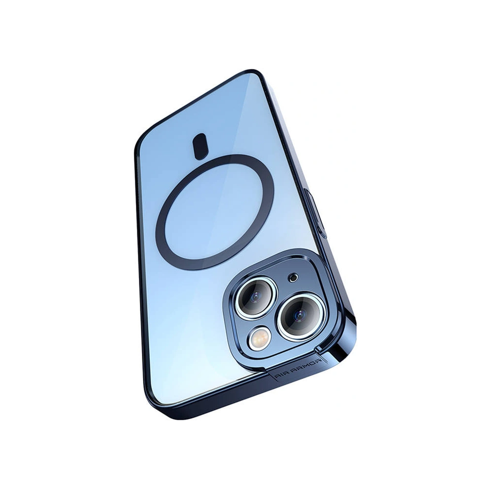 Hurtownia GSM - Set aus Hülle + Glas Baseus Glitter MagSafe Apple iPhone 14 (blau) - BSU3929 - {ean13} - Hurt