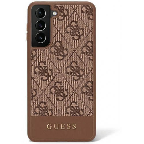 Guess Distributor - 3666339117559 - GUE2355 - Guess GUHCS23SG4GLBR Samsung Galaxy S23 brown hardcase 4G Stripe Collection - B2B homescreen