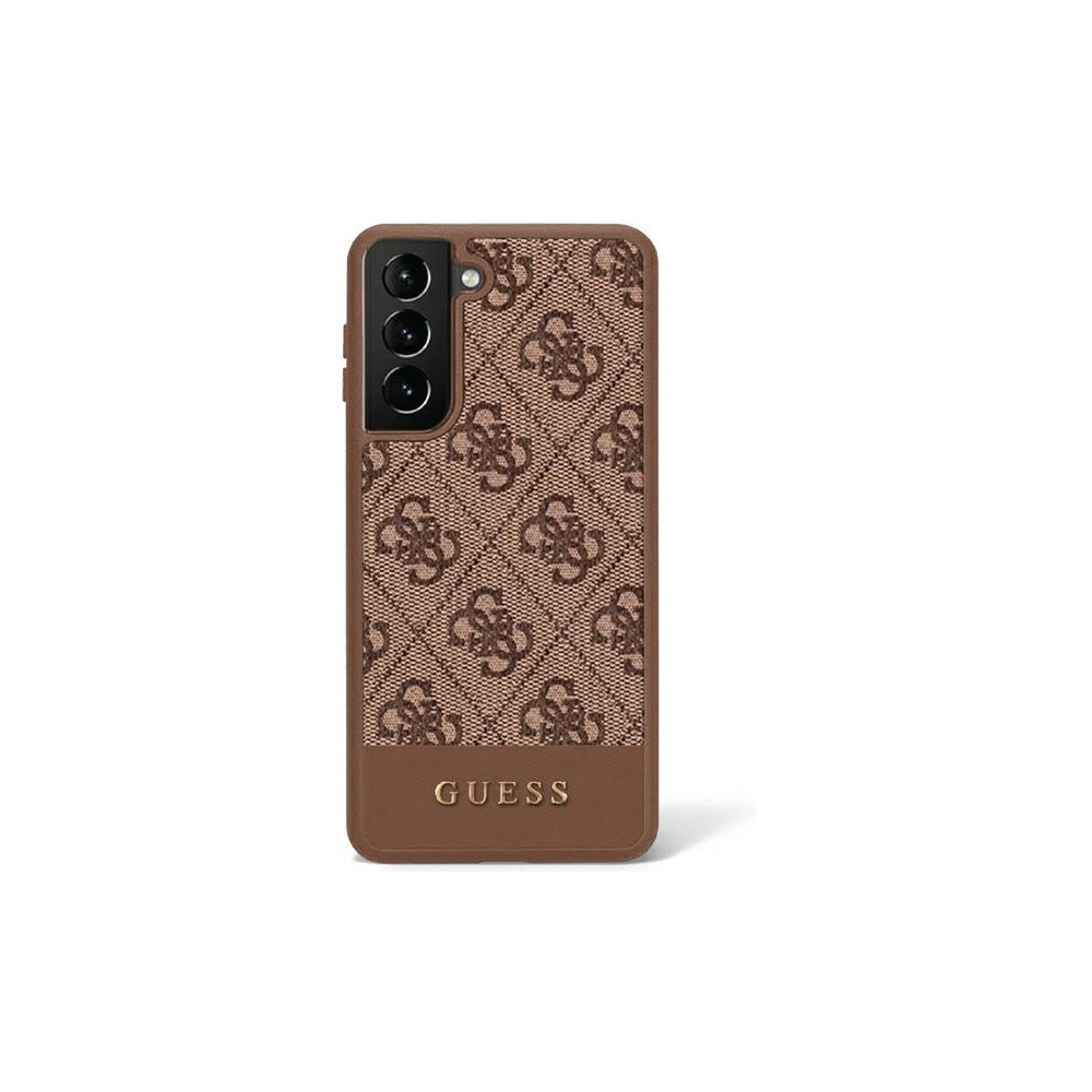 Hurtownia GSM - Etui Guess GUHCS23SG4GLBR Samsung Galaxy S23 barna/brown kemény tok 4G Stripe Collection - GUE2355 - {ean13} - Hurt