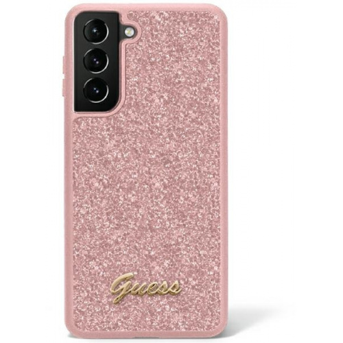 Hurtownia Guess - 3666339117313 - GUE2360 - Etui Guess GUHCS23SHGGSHP Samsung Galaxy S23 różowy/pink hard case Glitter Script - B2B homescreen