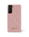 Etui Guess GUHCS23SHGGSHP Samsung Galaxy S23 rózsaszín/pink kemény tok Glitter Script