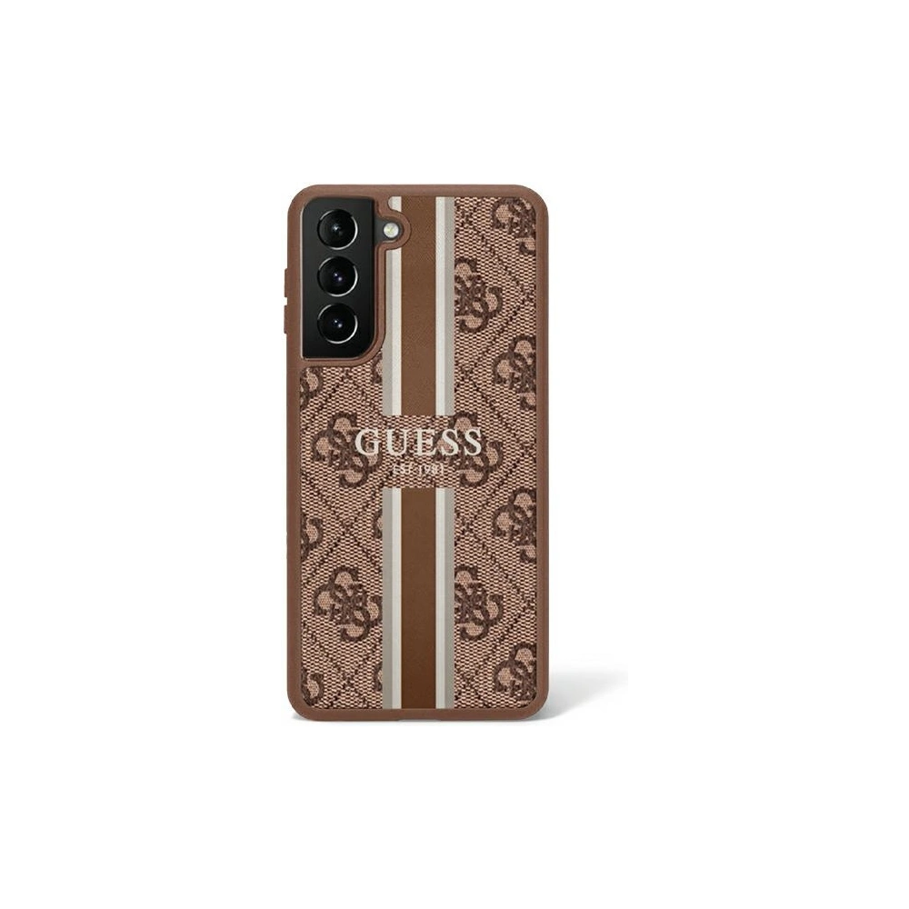 Hurtownia GSM - Etui Guess GUHCS23SP4RPSW Samsung Galaxy S23 marron/brown hardcase 4G Printed Stripe - GUE2363 - {ean13} - Hurt