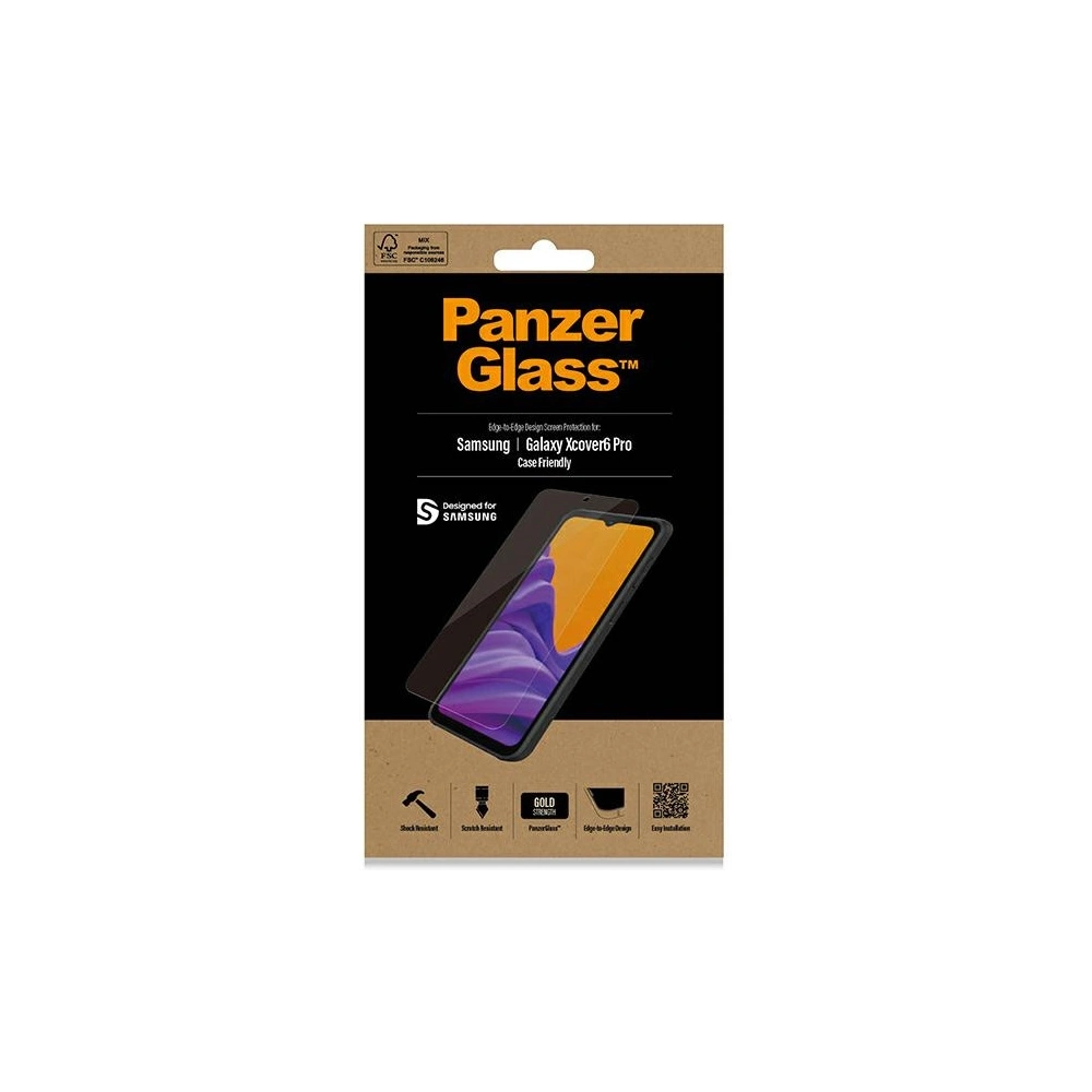 Hurtownia GSM - Üveg PanzerGlass E2E Anti-Glare Samsung Galaxy Xcover 6 Pro Antibakteriális Tok Barátságos - PZG15 - {ean13} - Hurt
