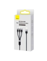 Hurtownia GSM - Kabel Baseus StarSpeed 3w1 USB-A/USB-C - micro USB - Lightning, 3,5A, 1.2m (černý) - BSU3937 - {ean13} - Hurt