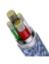 Hurtownia GSM - Kabel Baseus StarSpeed 3w1 USB-A/USB-C - micro USB - Lightning, 3,5A, 1.2m (modrý) - BSU3938 - {ean13} - Hurt
