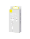 Hurtownia GSM - Kabel Baseus StarSpeed 3w1 USB-A/USB-C - micro USB - Lightning, 3,5A, 1.2m (bílý) - BSU3940 - {ean13} - Hurt