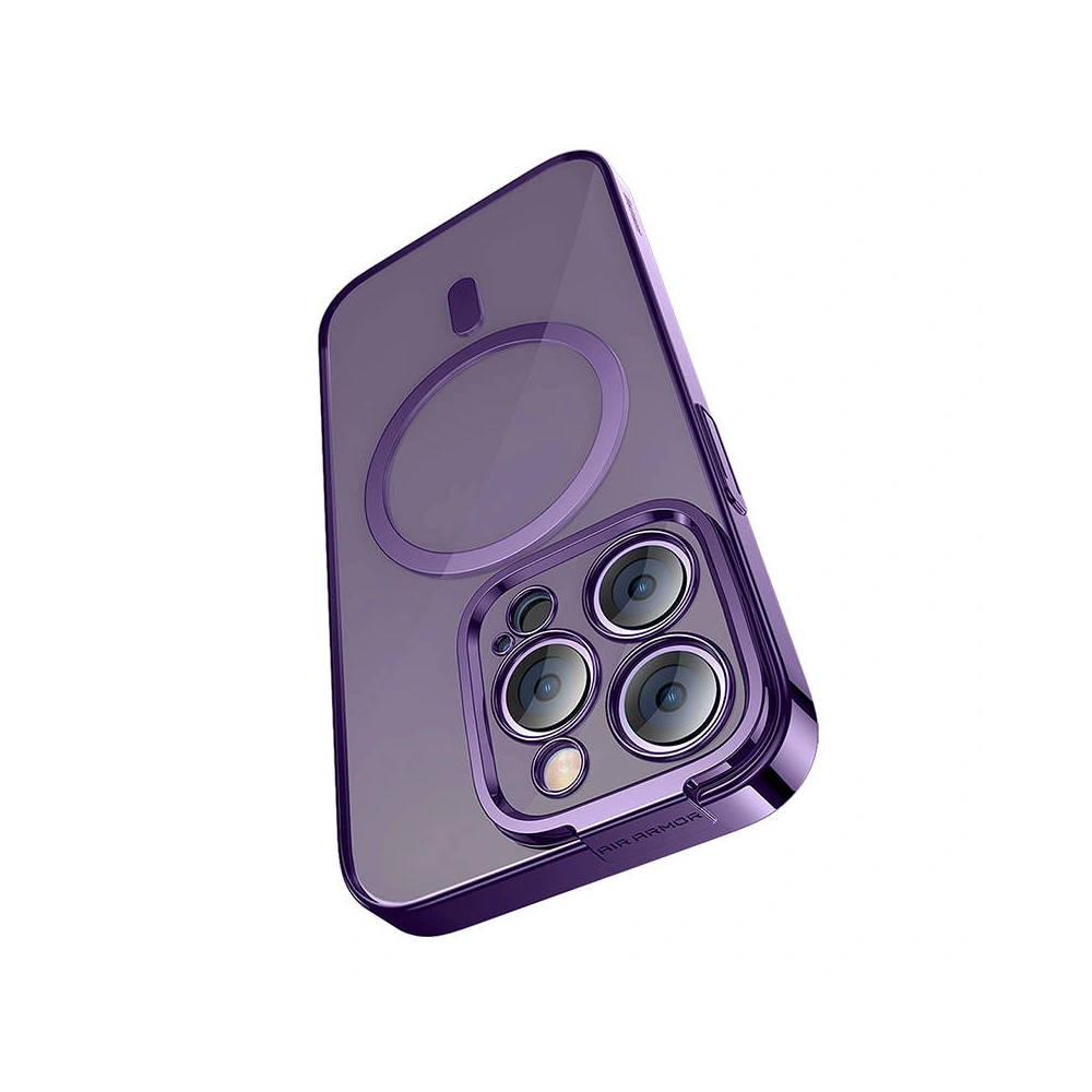 Hurtownia GSM - Set bestehend aus Case + Glas Baseus Glitter MagSafe Apple iPhone 14 Pro Max (lila) - BSU3942 - {ean13} - Hurt