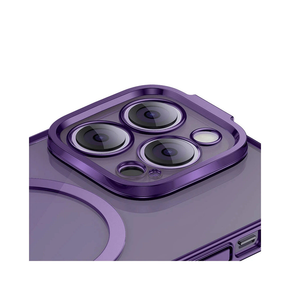 Wholesale Baseus Glitter MagSafe Case + Glass Apple iPhone 14 Pro Max (purple) - BSU3942 - {ean13} - Hurt