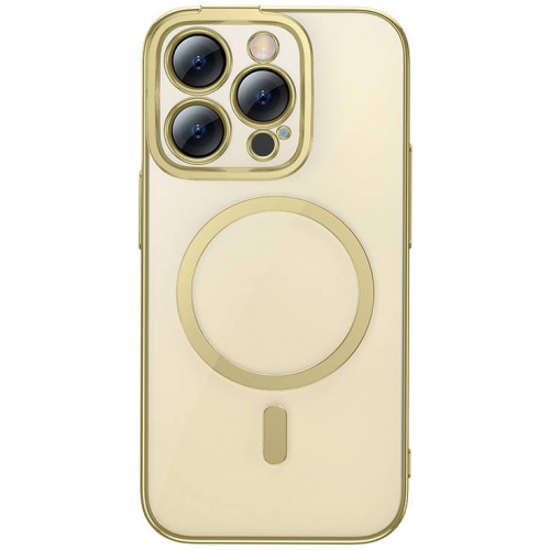 Hurtownia Baseus - 6932172622527 - BSU3944 - Zestaw etui + szkło Baseus Glitter MagSafe Apple iPhone 14 Pro (złote) - B2B homescreen