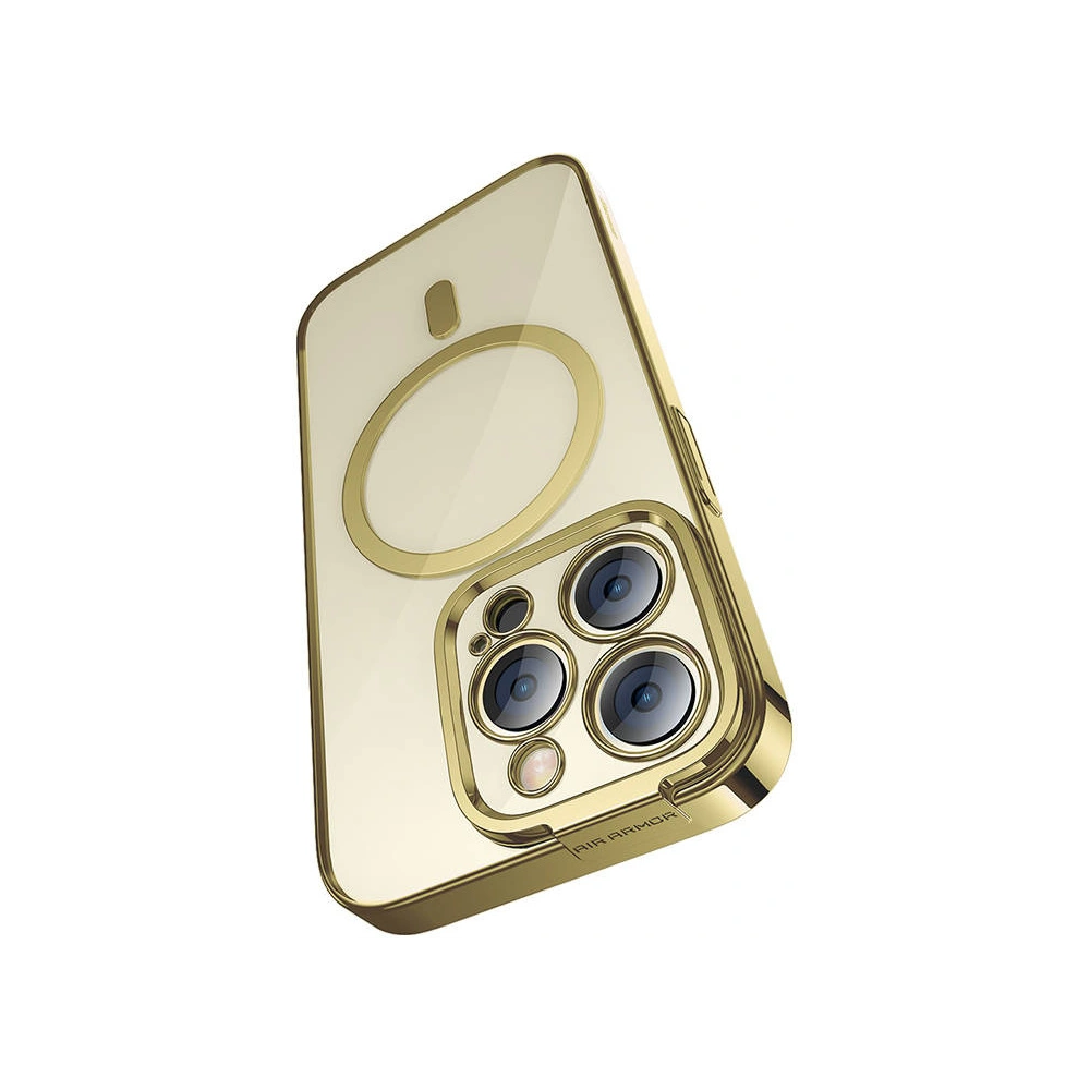 Hurtownia GSM - Set husă + sticlă Baseus Glitter MagSafe Apple iPhone 14 Pro (aurie) - BSU3944 - {ean13} - Hurt