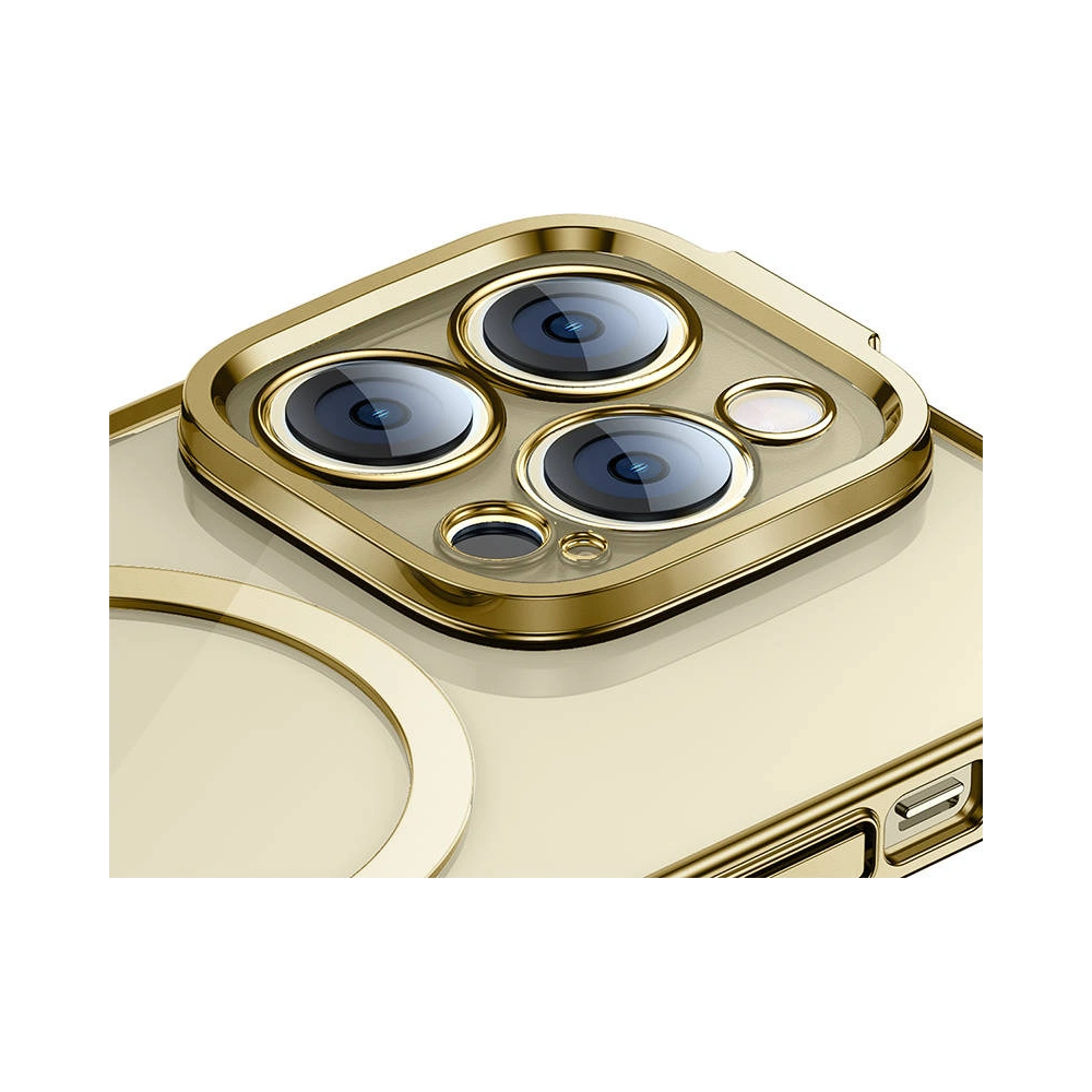 Hurtownia GSM - Set Hülle + Glas Baseus Glitter MagSafe Apple iPhone 14 Pro (gold) - BSU3944 - {ean13} - Hurt