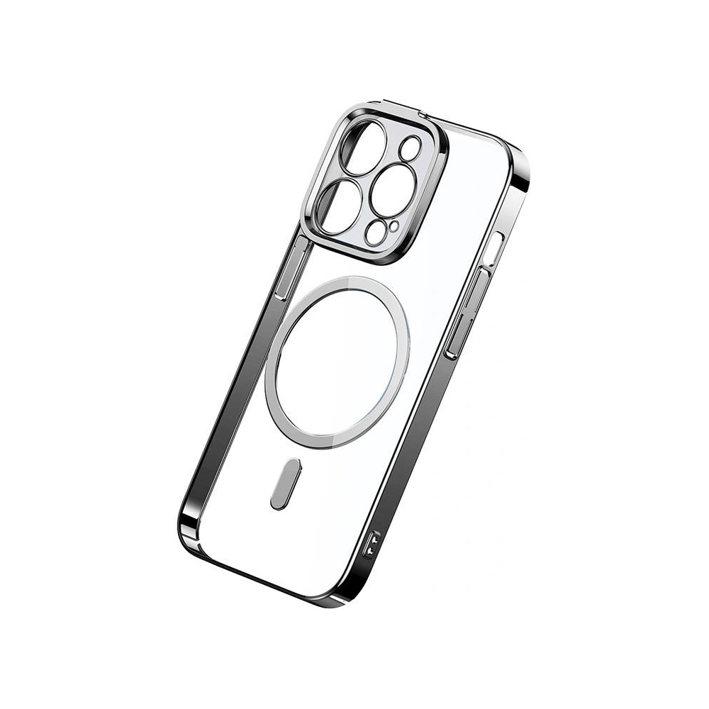 Hurtownia GSM - Set husă + sticlă Baseus Glitter MagSafe Apple iPhone 14 Pro (argintie) - BSU3945 - {ean13} - Hurt