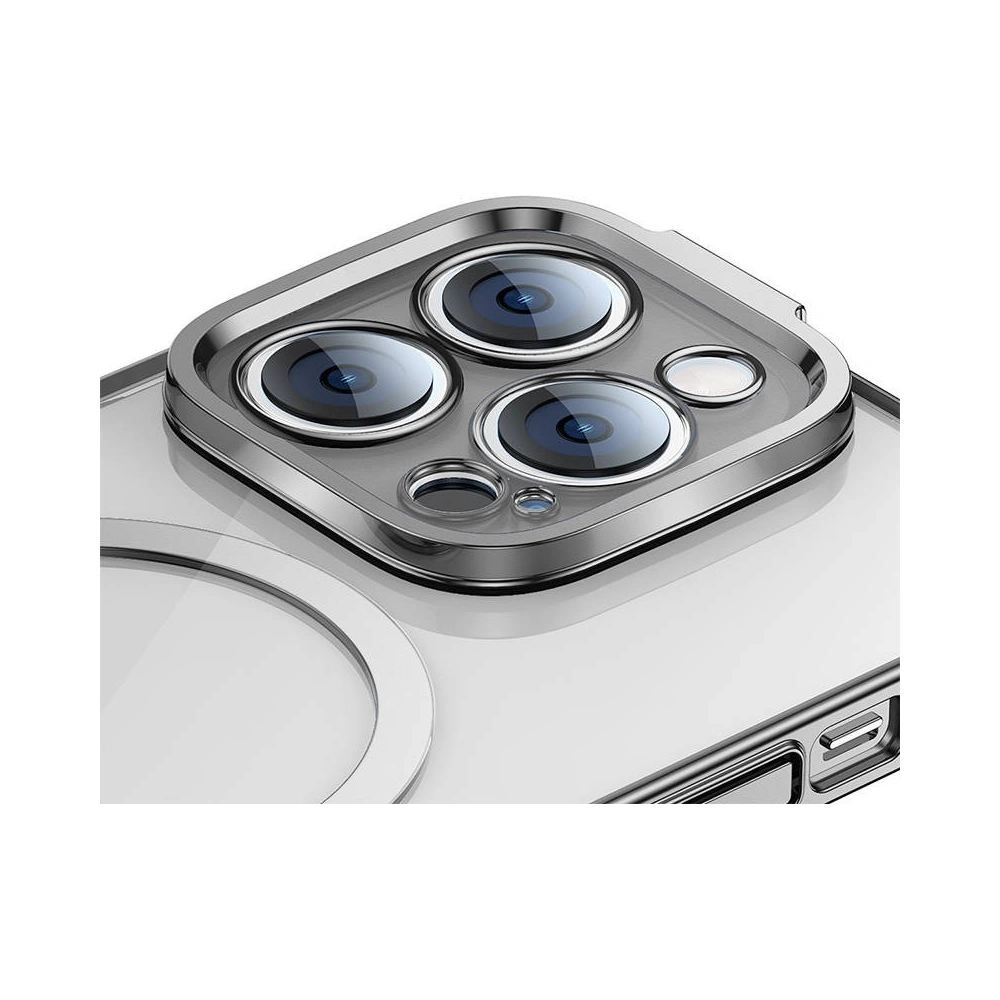 Hurtownia GSM - Set mit Hülle + Glas Baseus Glitter MagSafe Apple iPhone 14 Pro (silber) - BSU3945 - {ean13} - Hurt