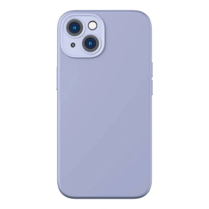 Etui-Set + Glas Baseus Liquid Silica Gel Apple iPhone 14 (lavendel)