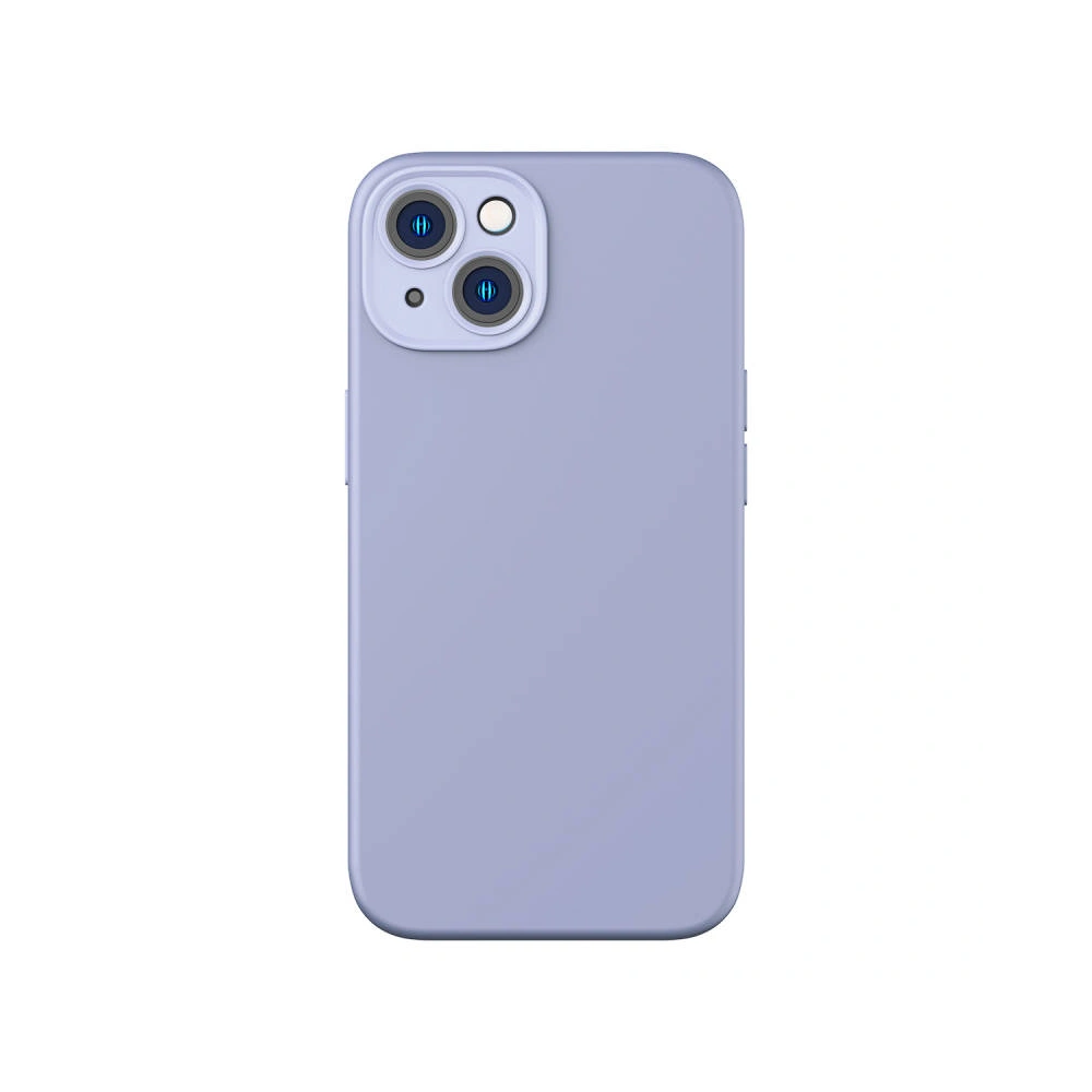 Hurtownia GSM - Sada pouzdra + sklo Baseus Liquid Silica Gel Apple iPhone 14 (levandulové) - BSU3947 - {ean13} - Hurt