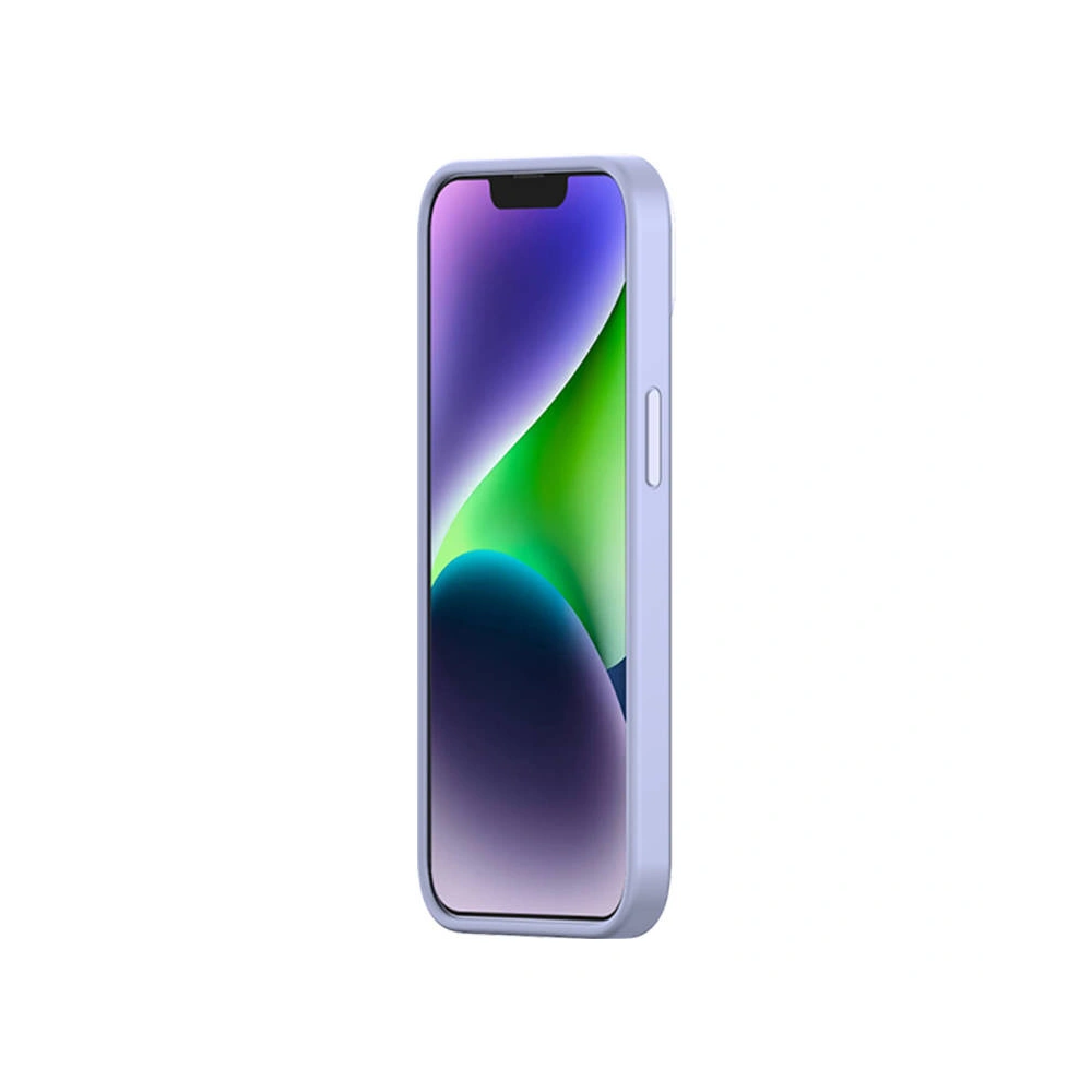 Hurtownia GSM - Sada pouzdra + sklo Baseus Liquid Silica Gel Apple iPhone 14 (levandulové) - BSU3947 - {ean13} - Hurt