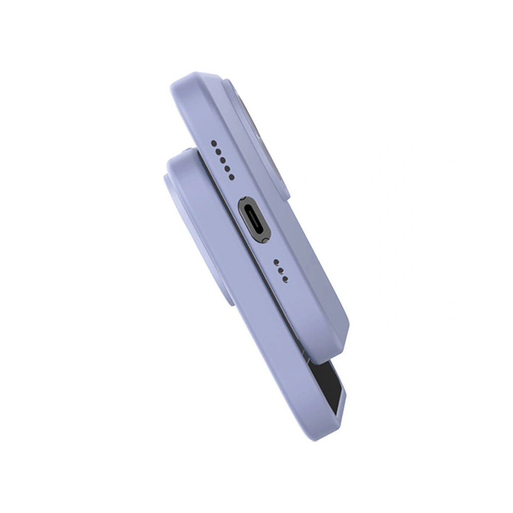 Hurtownia GSM - Sada pouzdra + sklo Baseus Liquid Silica Gel Apple iPhone 14 (levandulové) - BSU3947 - {ean13} - Hurt