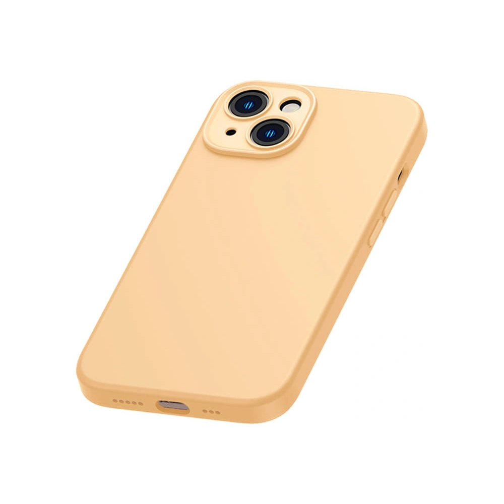 Hurtownia GSM - Sada pouzdra + sklo Baseus Liquid Silica Gel Apple iPhone 14 (žluté) - BSU3948 - {ean13} - Hurt