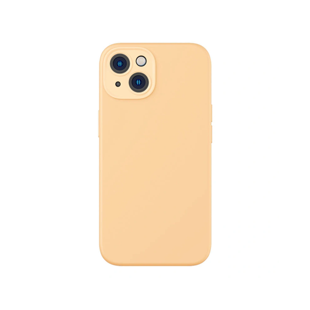 Hurtownia GSM - Set mit Hülle + Glas Baseus Liquid Silica Gel Apple iPhone 14 Plus / 15 Plus (gelb) - BSU3949 - {ean13} - Hurt