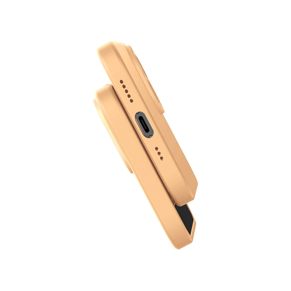 Hurtownia GSM - Tok + üveg Baseus Liquid Silica Gel Apple iPhone 14 Plus / 15 Plus (sárga) - BSU3949 - {ean13} - Hurt