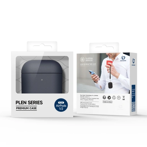 Etui Dux Ducis Plen Apple AirPods 2/1 niebieskie
