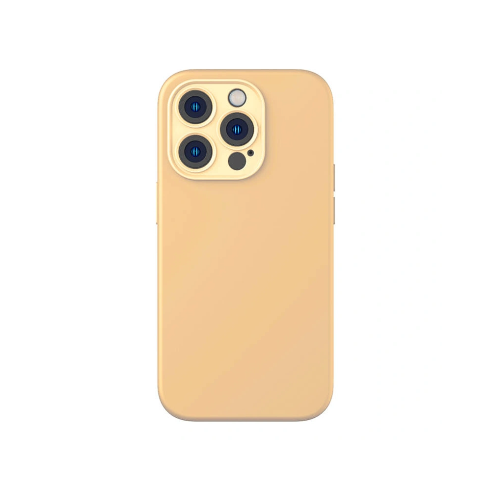 Wholesale Baseus Liquid Silica Gel Case + Glass Apple iPhone 14 Pro (yellow) - BSU3951 - {ean13} - Hurt