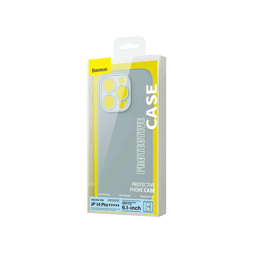 Wholesale Baseus Liquid Silica Gel Case + Glass Apple iPhone 14 Pro (green) - BSU3952 - {ean13} - Hurt