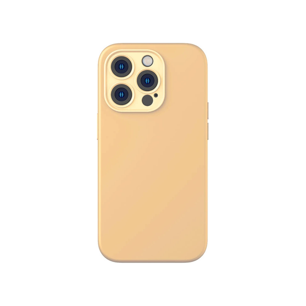 Hurtownia GSM - Set Schutzhülle + Glas Baseus Liquid Silica Gel Apple iPhone 14 Pro Max (gelb) - BSU3954 - {ean13} - Hurt