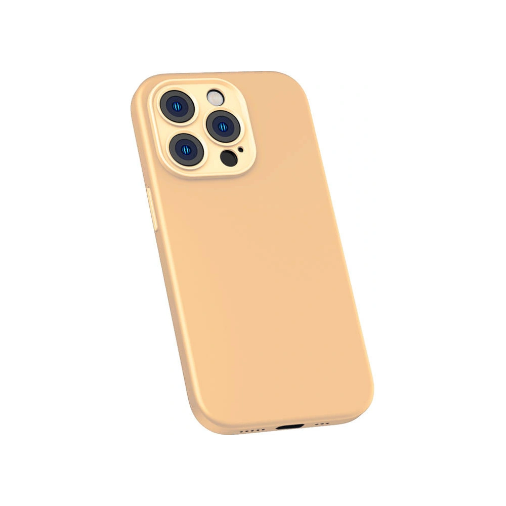 Hurtownia GSM - Set husă + sticlă Baseus Liquid Silica Gel Apple iPhone 14 Pro Max (galben) - BSU3954 - {ean13} - Hurt