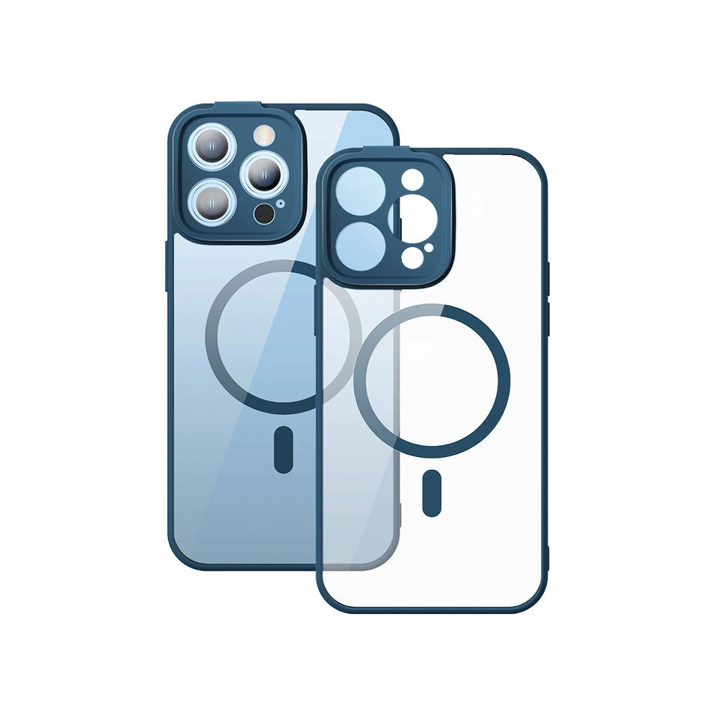 Wholesale Baseus Frame MagSafe Case + Glass Apple iPhone 14 Pro (blue) - BSU3957 - {ean13} - Hurt