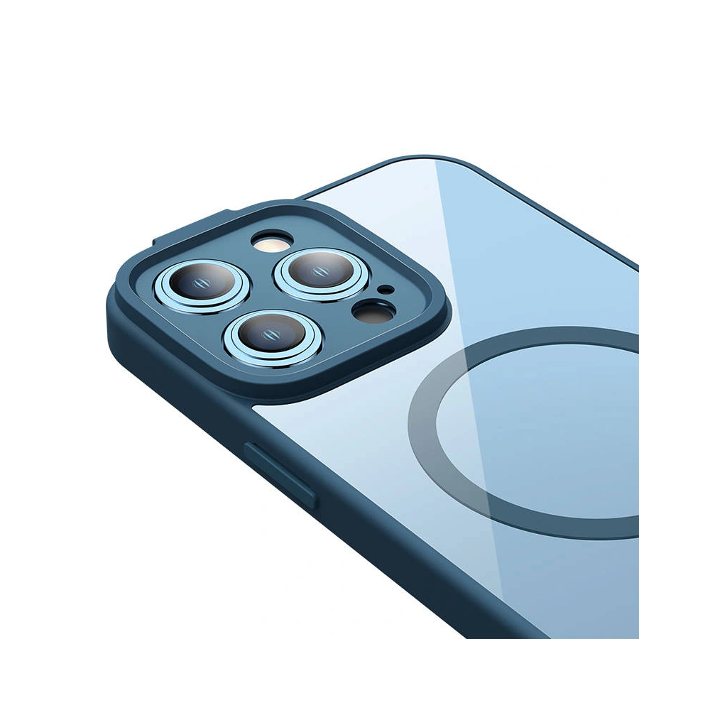 Wholesale Baseus Frame MagSafe Case + Glass Apple iPhone 14 Pro (blue) - BSU3957 - {ean13} - Hurt