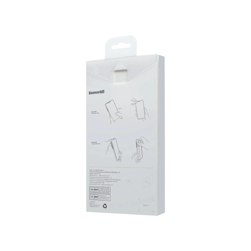 Hurtownia GSM - Sada pouzdro + sklo Baseus Frame MagSafe Apple iPhone 14 Pro (modrá) - BSU3957 - {ean13} - Hurt