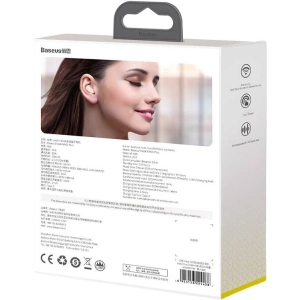 Słuchawki TWS Baseus Encok WM01 Plus (różowe)