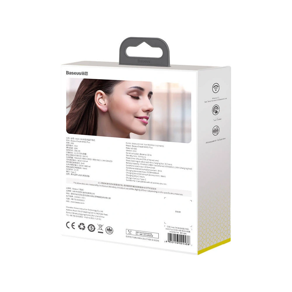 Hurtownia GSM - TWS Kopfhörer Baseus Encok WM01 Plus (rosa) - BSU3958 - {ean13} - Hurt