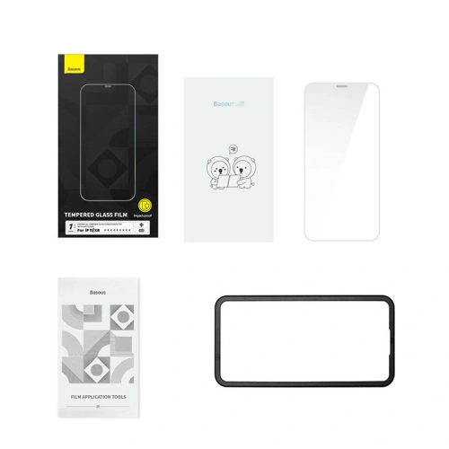 Szkło hartowane Baseus Corning 0.4mm Apple iPhone 11/XR [2 PACK]