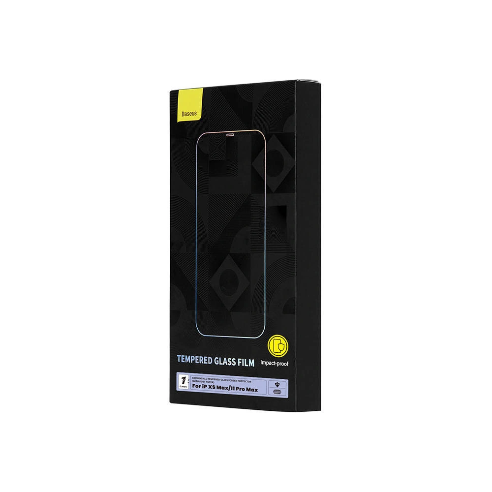 Hurtownia GSM - Gehärtetes Glas Baseus Corning 0.4mm Apple iPhone 11 Pro Max/XS Max [2 PACK] - BSU3965 - {ean13} - Hurt