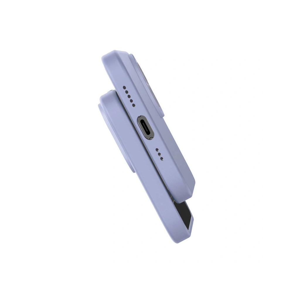 Hurtownia GSM - Set husă + sticlă Baseus Liquid Silica Gel Apple iPhone 14 Plus / 15 Plus (lavandă) - BSU3967 - {ean13} - Hurt