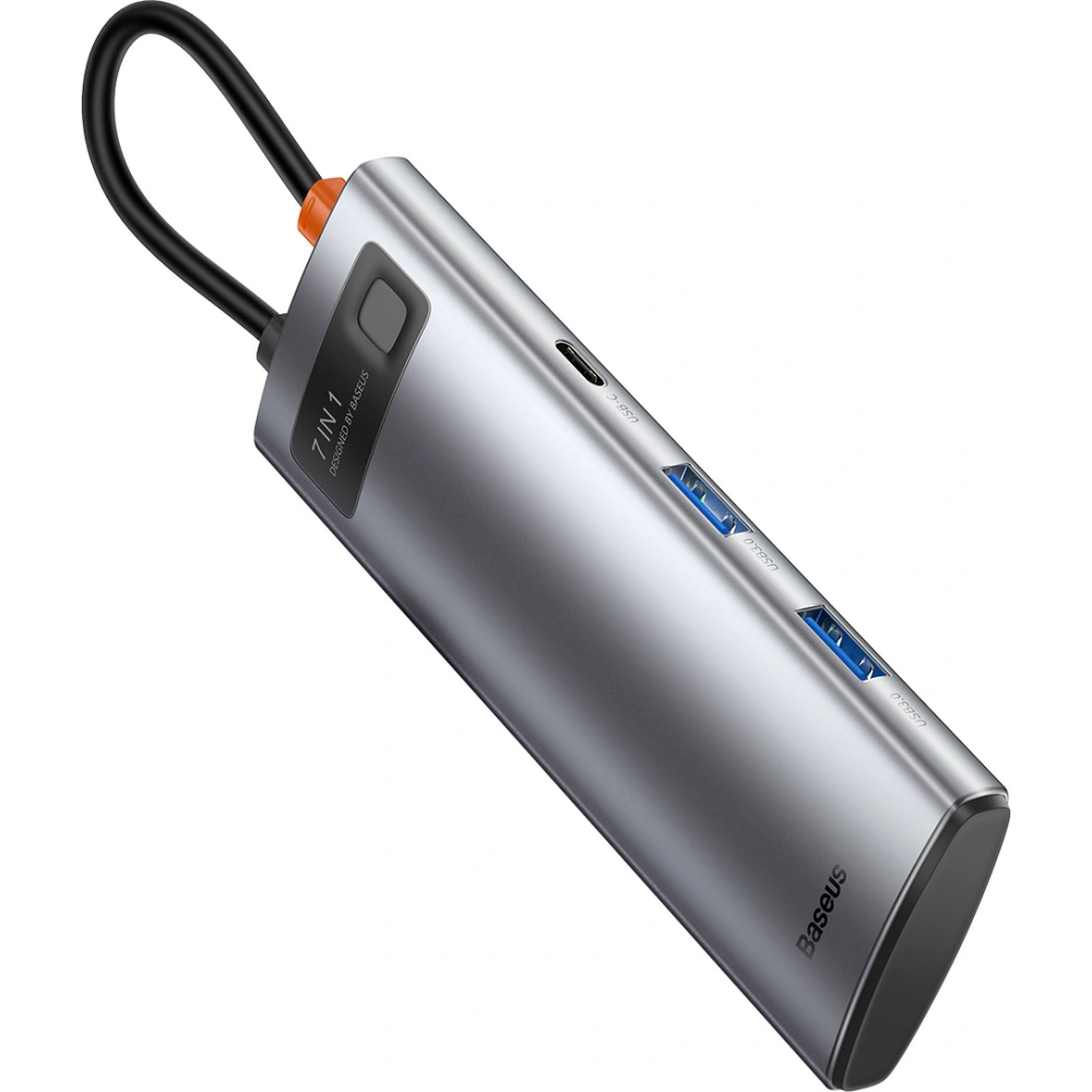 [OUTLET] Adapter 7w1 Baseus Hub USB-C auf 2x USB 3.0 + HDMI + USB-C PD