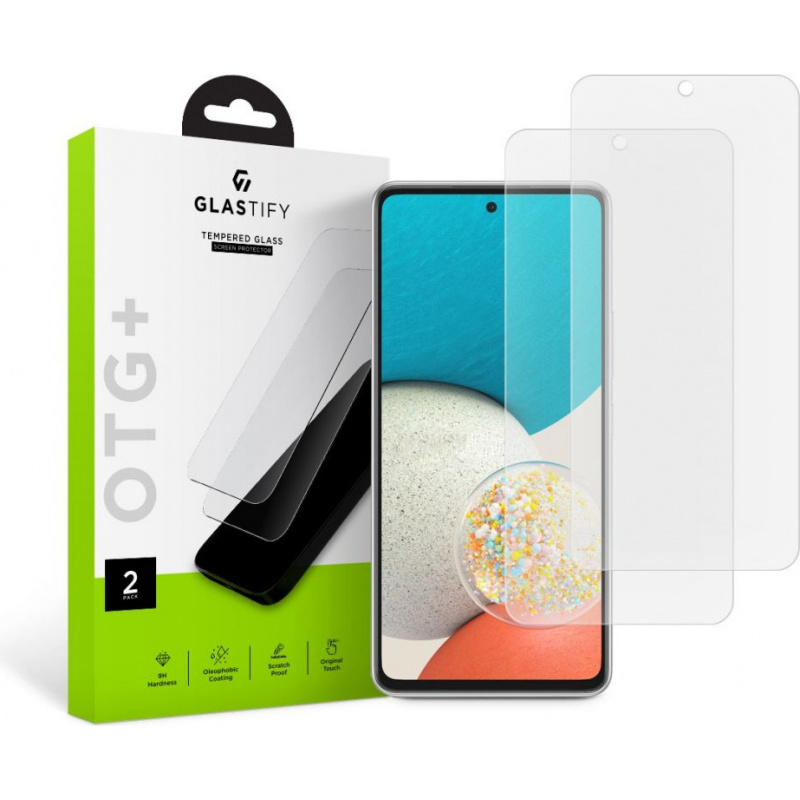 Hurtownia Glastify - 9589046920271 - OT-423 - [OUTLET] Szkło hartowane Glastify OTG+ Samsung Galaxy A53 5G [2 PACK] - B2B homescreen