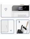 Hurtownia GSM - [OUTLET] Powerbank Dudao 30000mAh 3xUSB LED lámpa fehér (K8s+) - OT-426 - {ean13} - Hurt