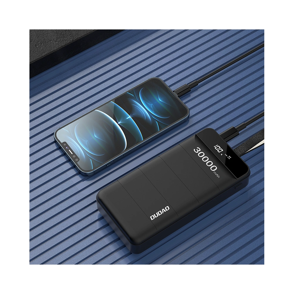 Hurtownia GSM - [OUTLET] Powerbank Dudao 30000mAh 3xUSB LED světlo bílé (K8s+) - OT-426 - {ean13} - Hurt