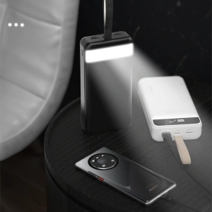 Hurtownia GSM - [OUTLET] Powerbank Dudao 30000mAh 3xUSB LED světlo bílé (K8s+) - OT-426 - {ean13} - Hurt
